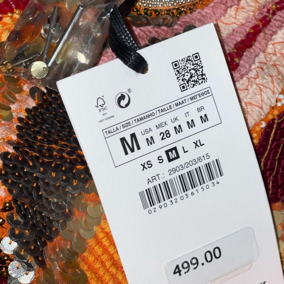 ZARA BEADED DRESS LIMITED EDITION - Picture 2 of 13